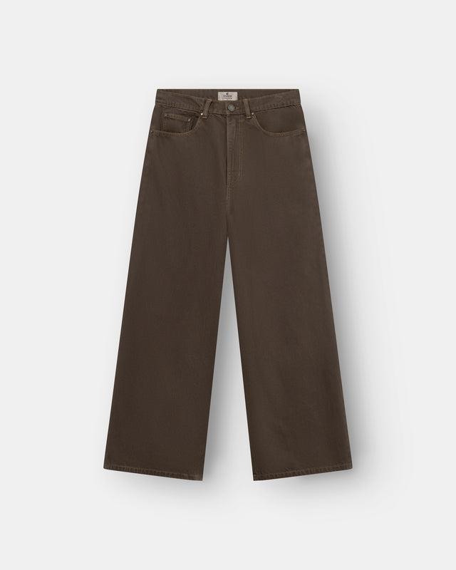 Extra baggy Denim Brown