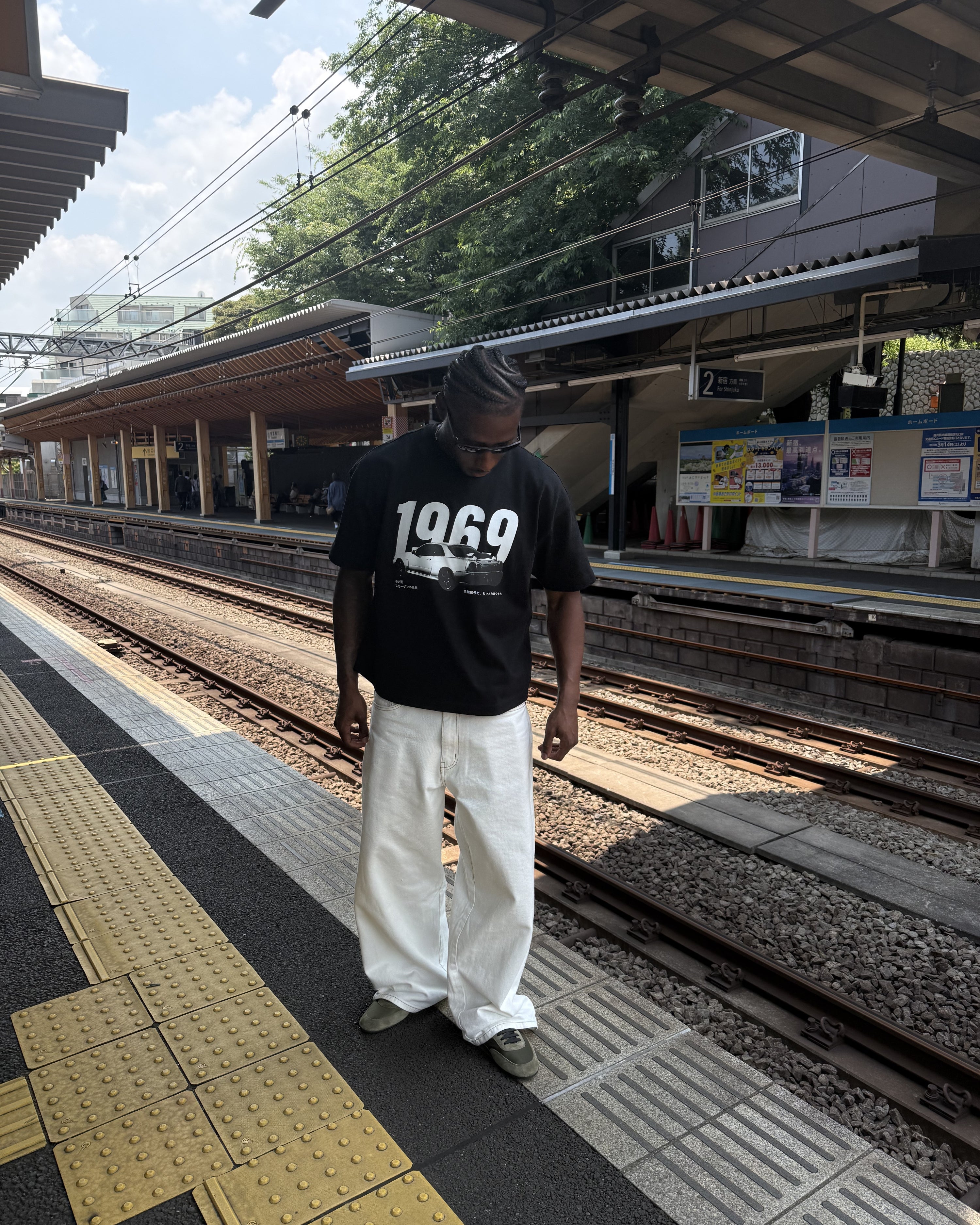 Tokyo Sun T-shirt Black