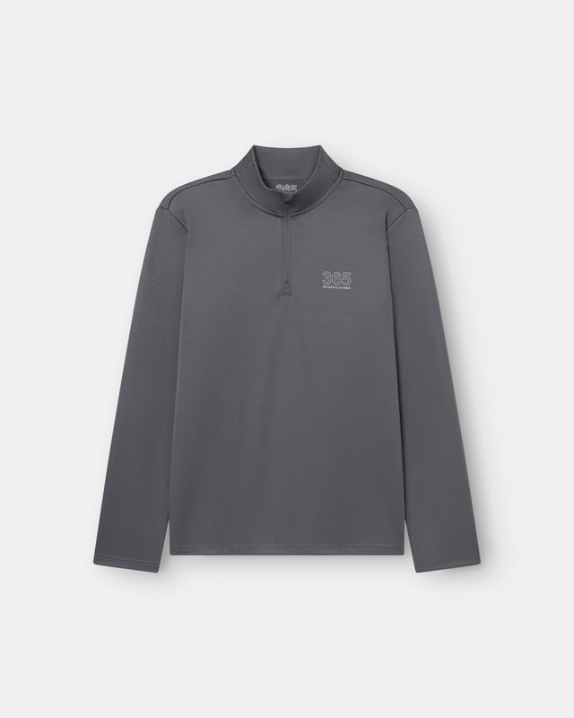 365 Half Zip Grey