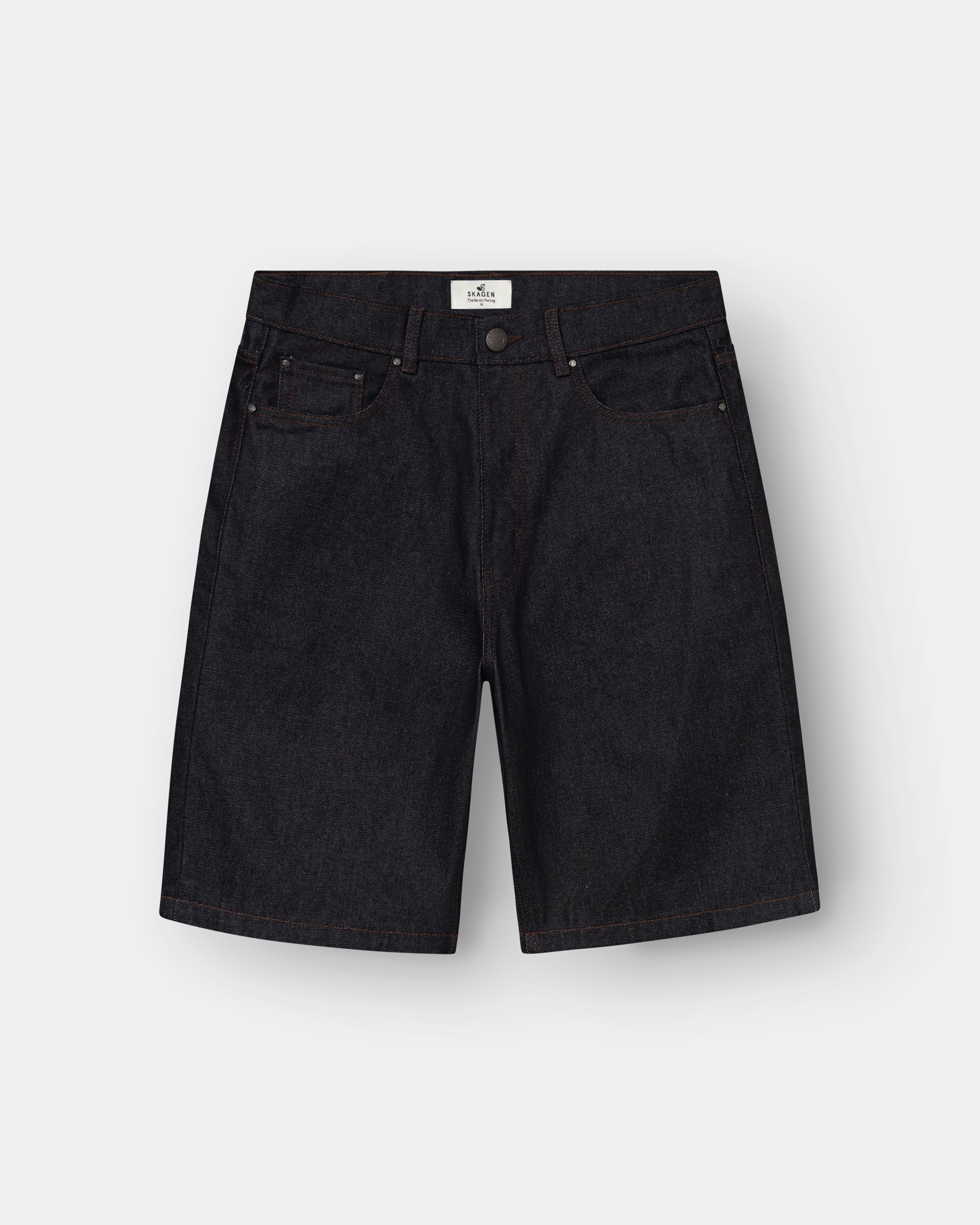 Raw Selvedge Jorts Darkwash