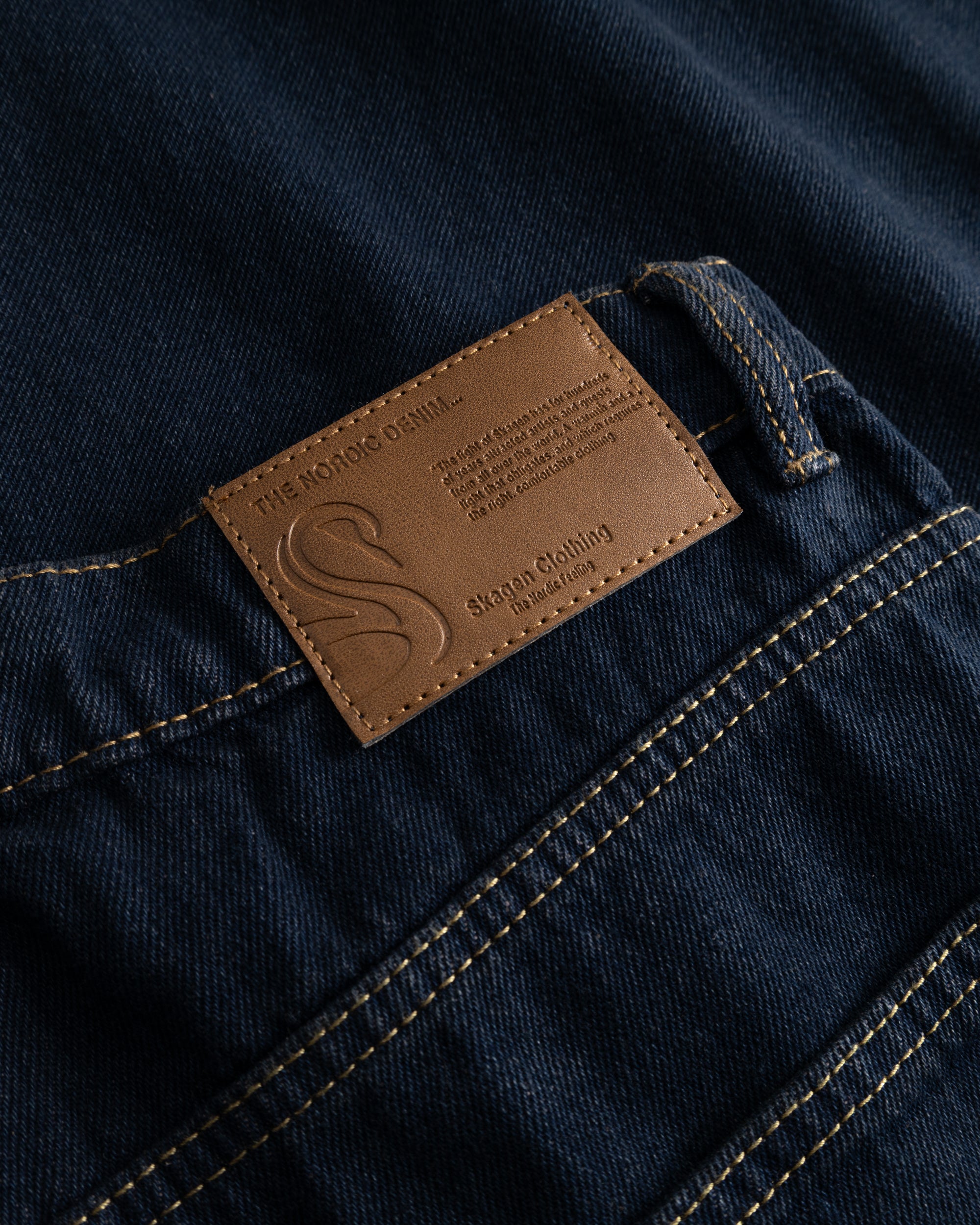 Regular Denim Jeans Indigo