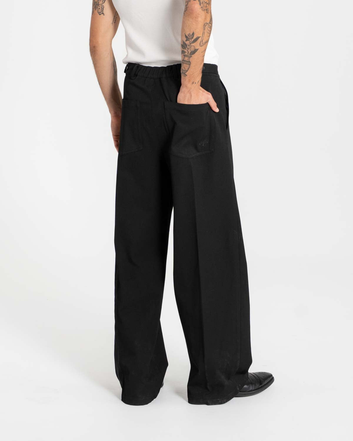 Baggy Suit Pants Black