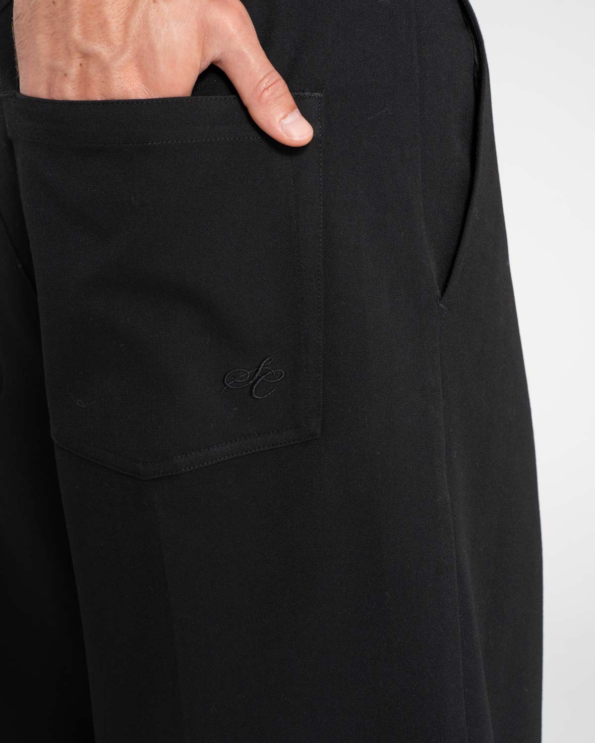 Baggy Suit Pants Black