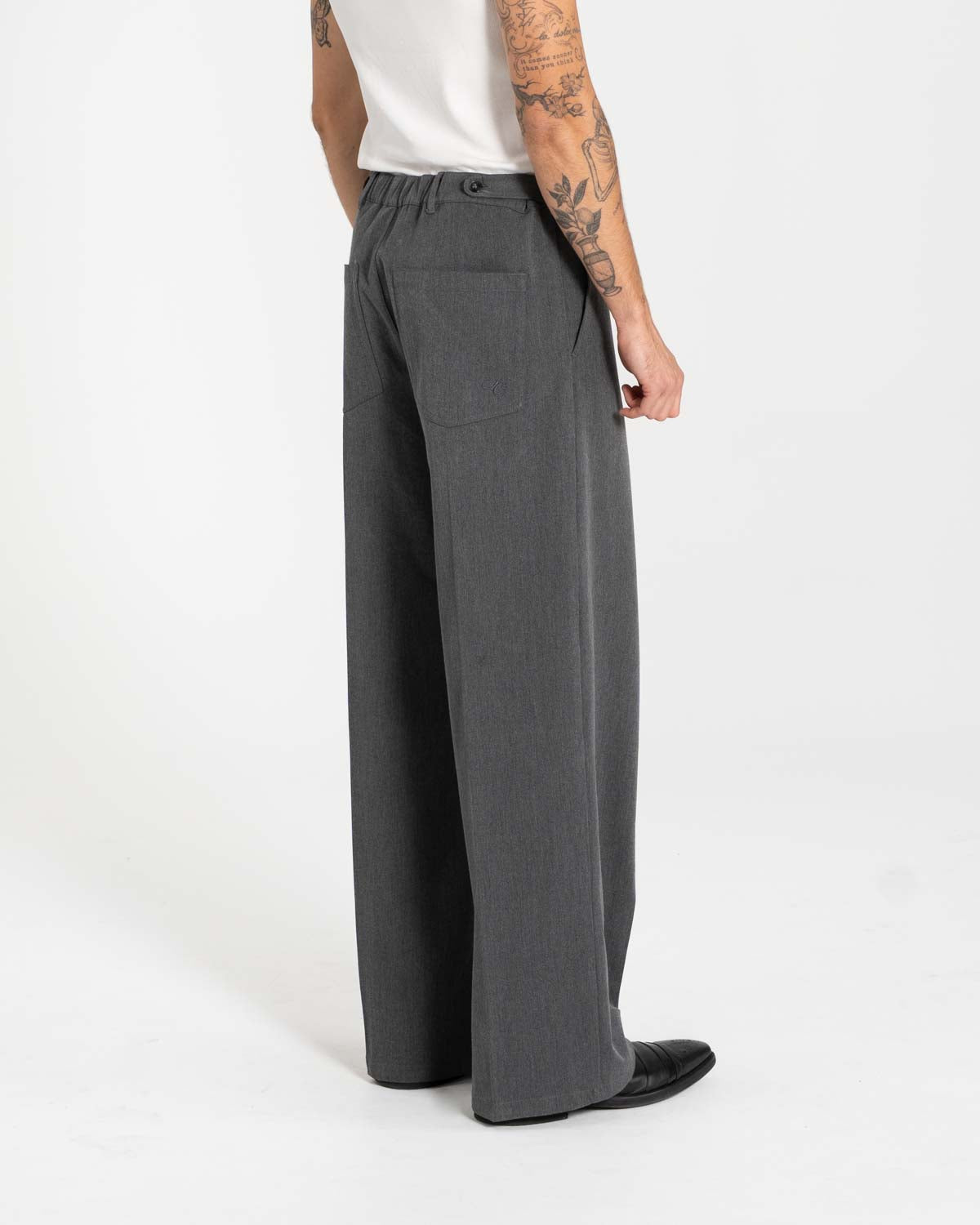 Baggy Suit Pants Grey