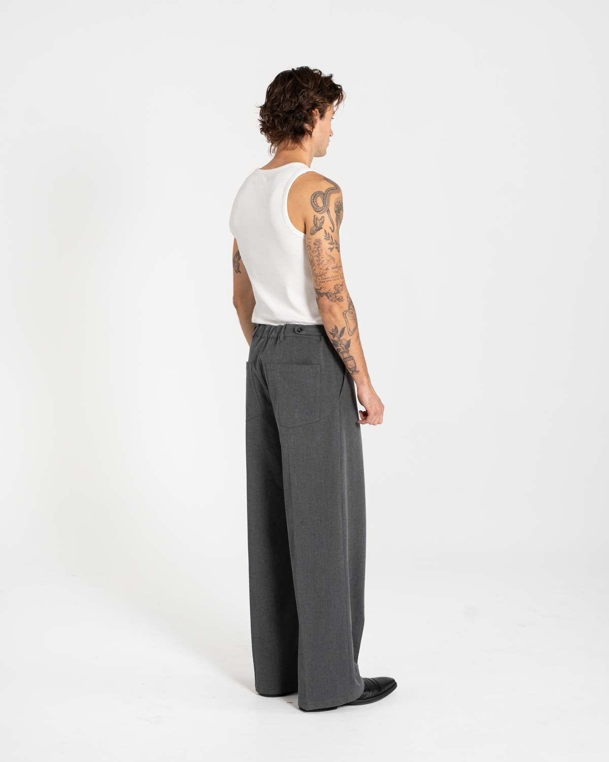 Baggy Suit Pants Grey