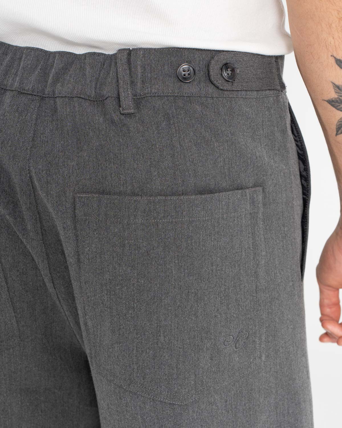 Baggy Suit Pants Grey
