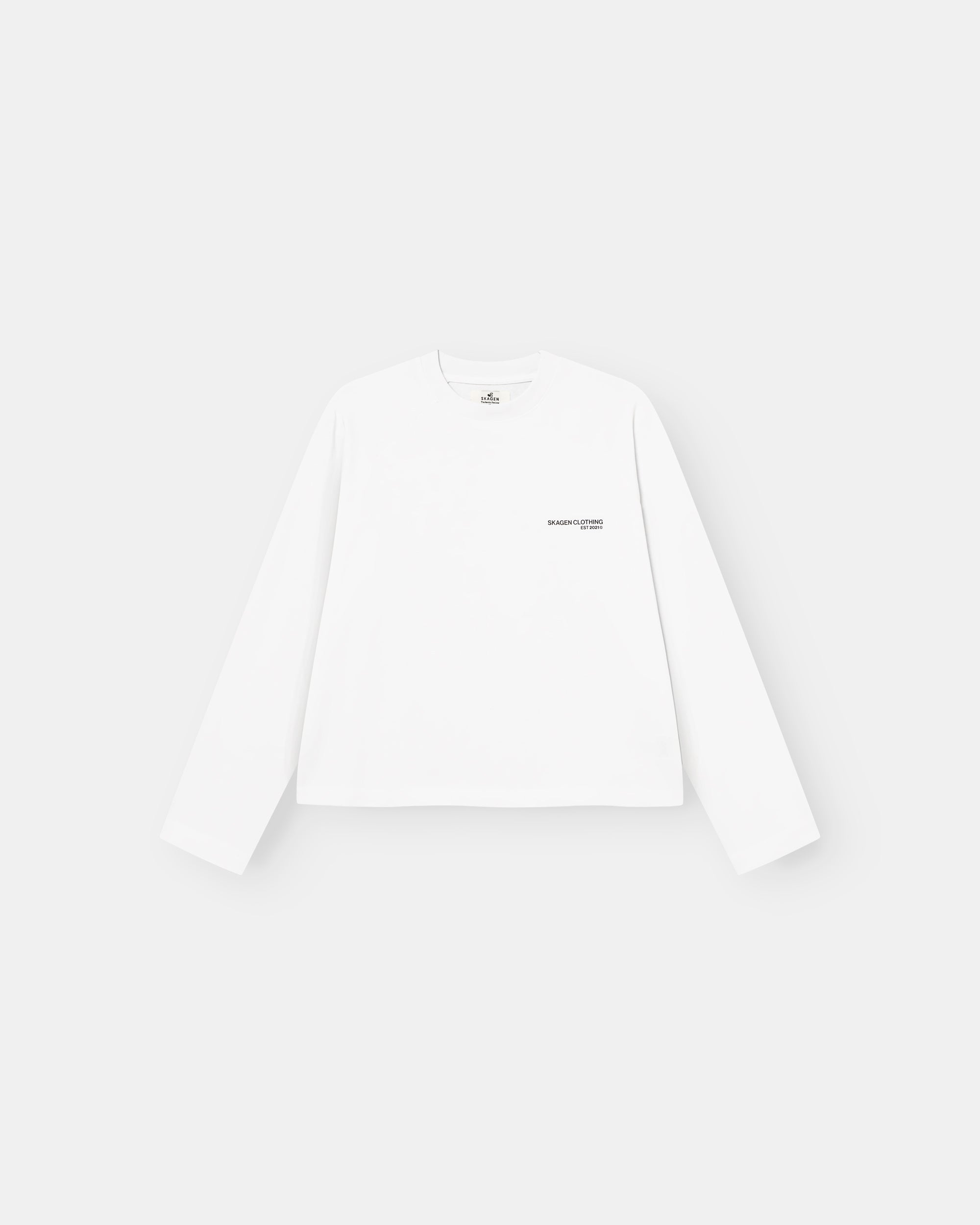 Everyday Essential Raglan Longsleeve White