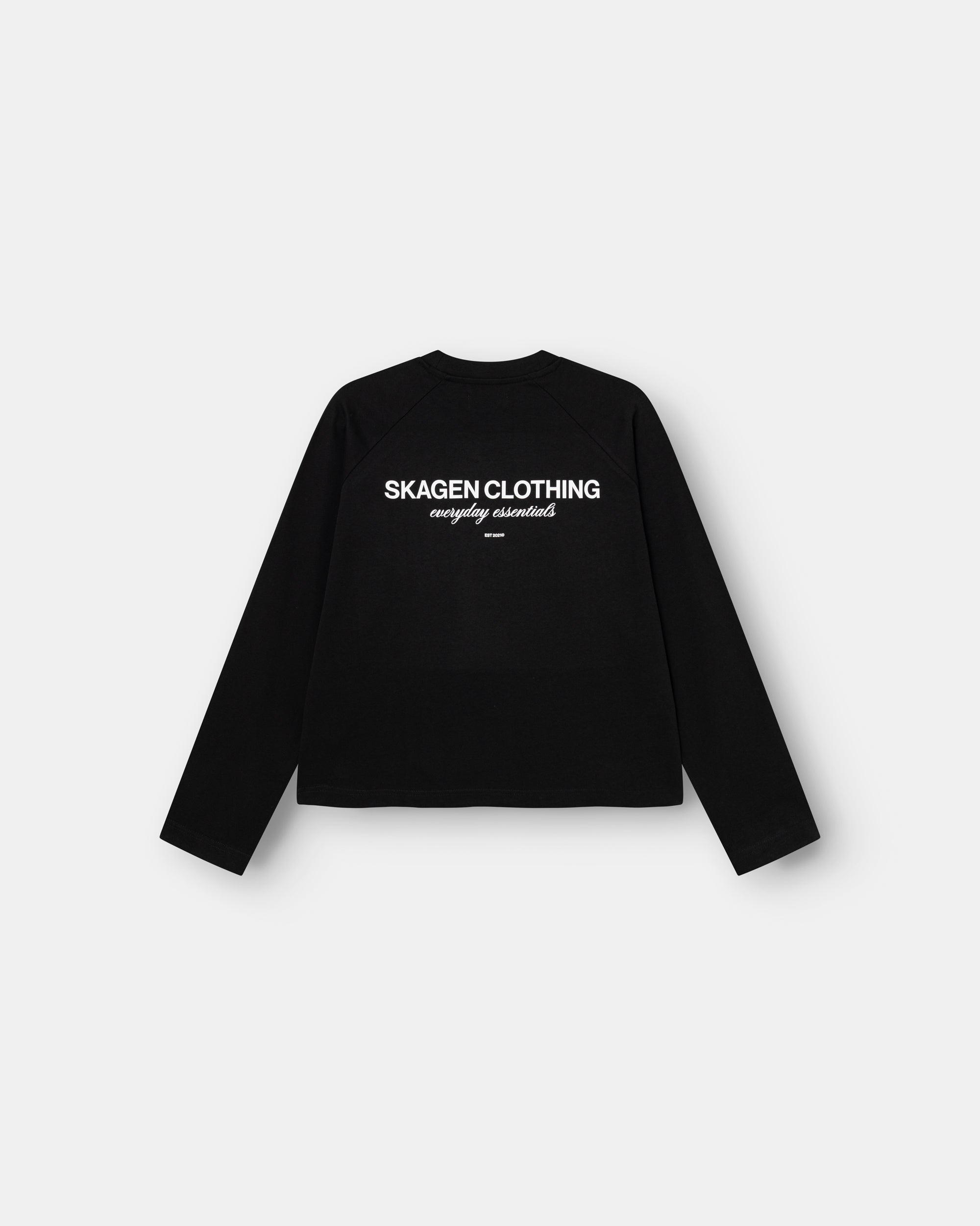 Everyday Essential Raglan Longsleeve Black