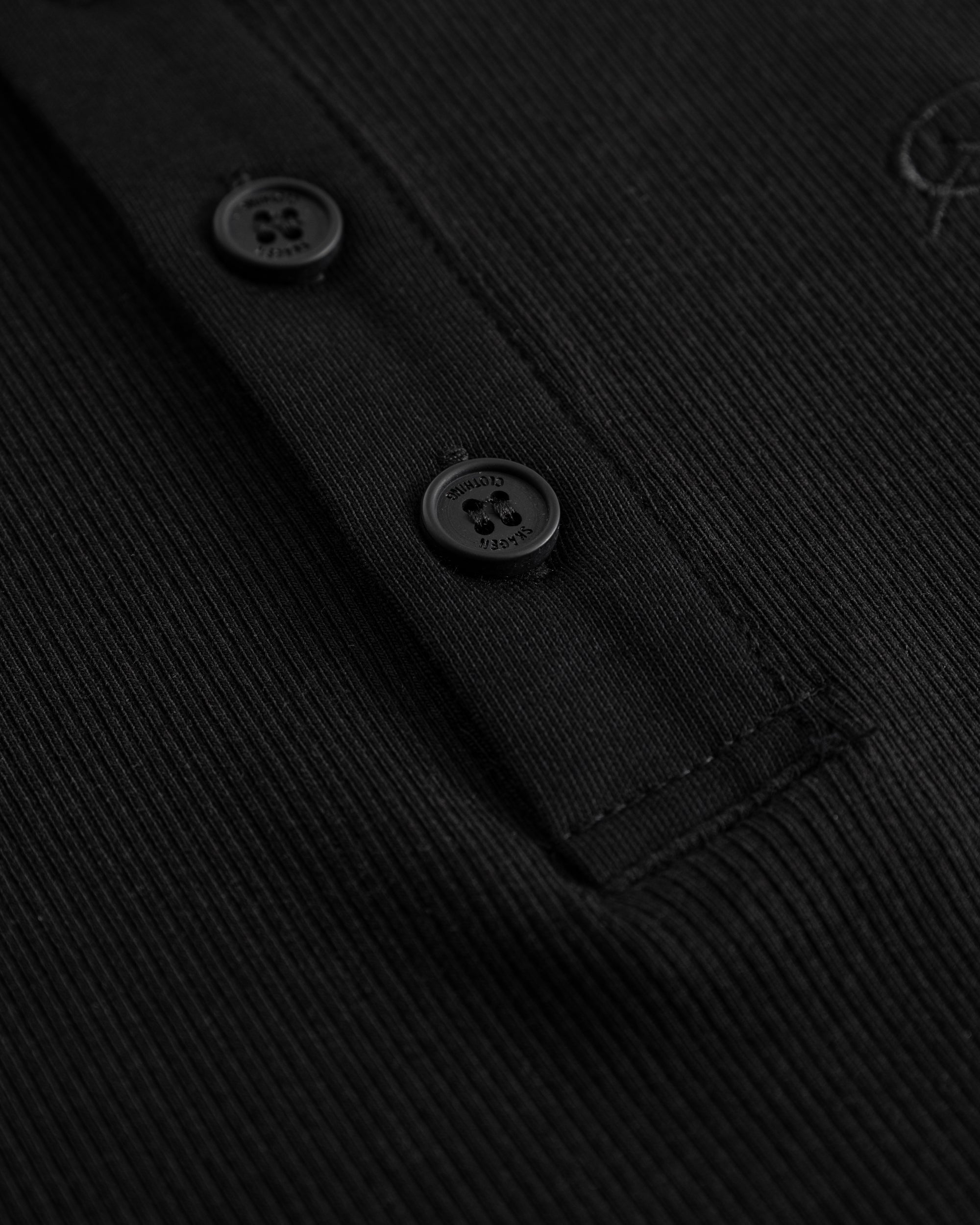 Henley Tank Top Black
