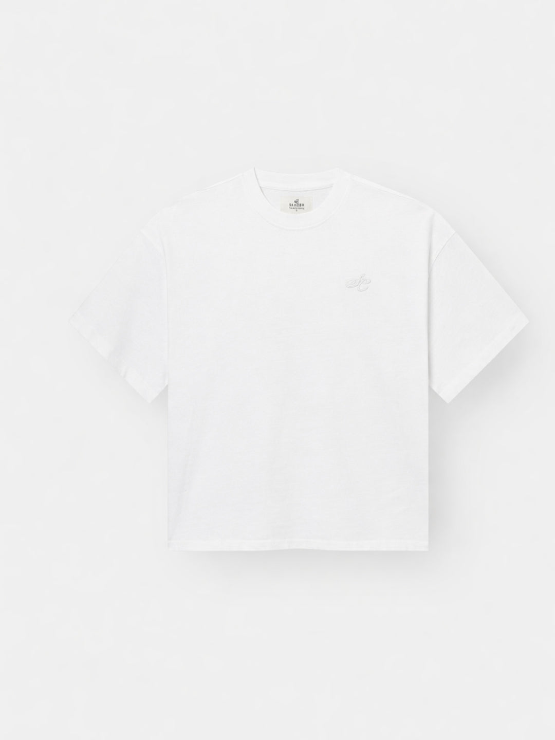 SC Logo T-shirt White Tone-Tone