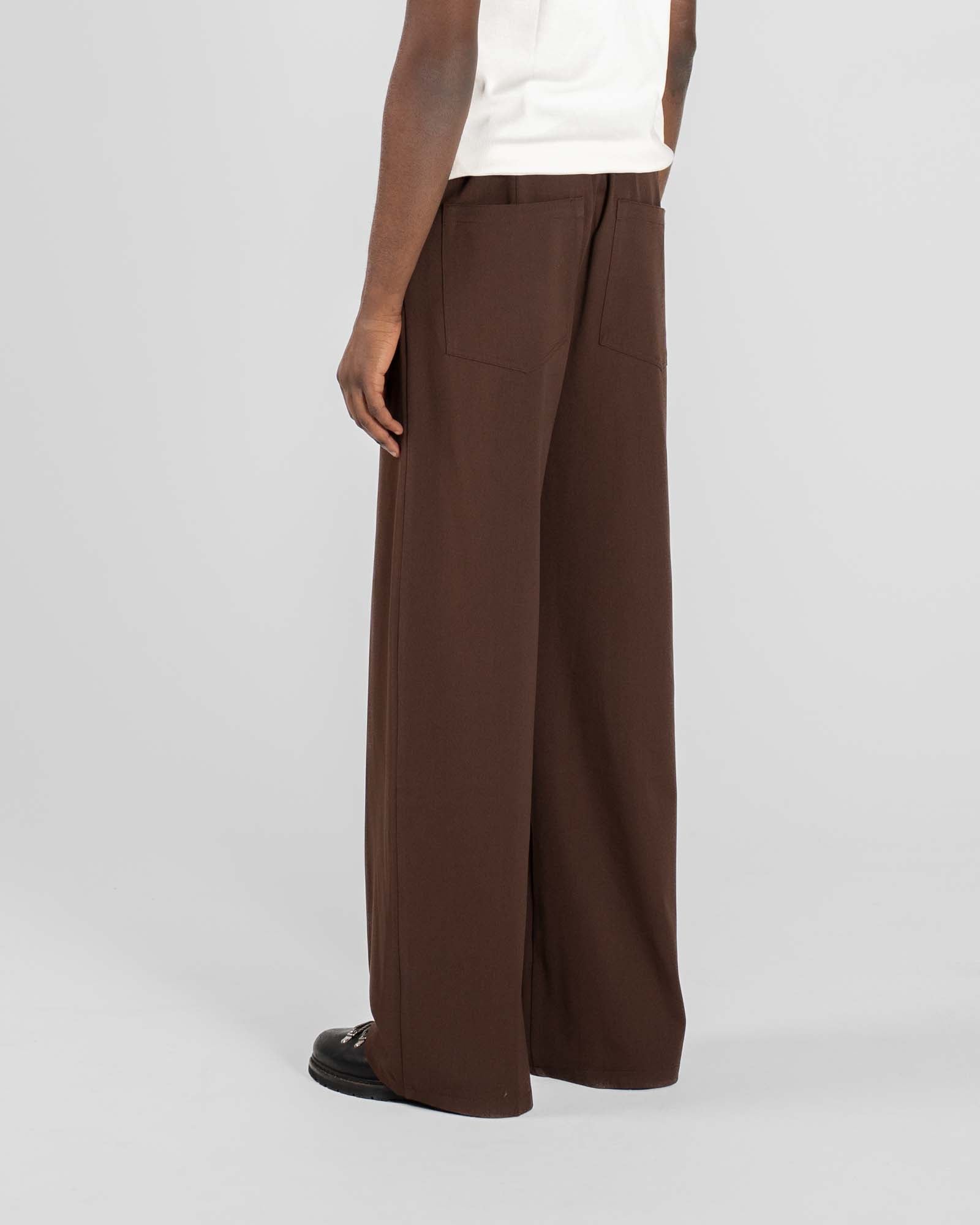 Baggy Suit Pants Brown