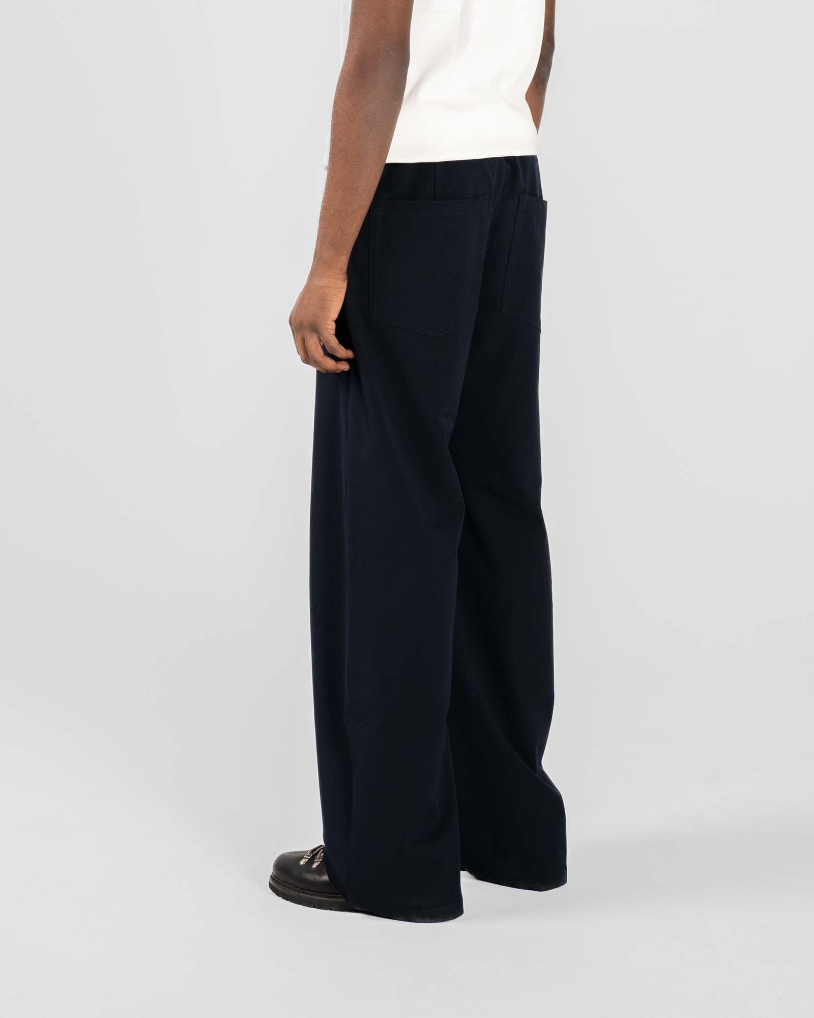 Baggy Suit Pants Navy
