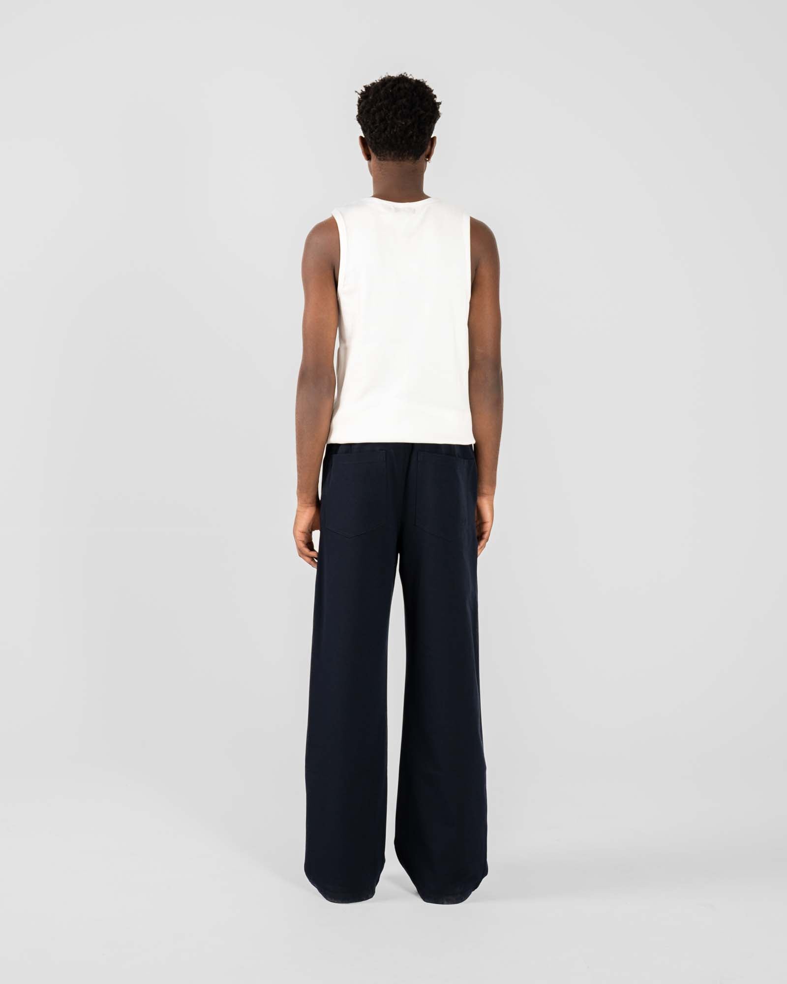 Baggy Suit Pants Navy