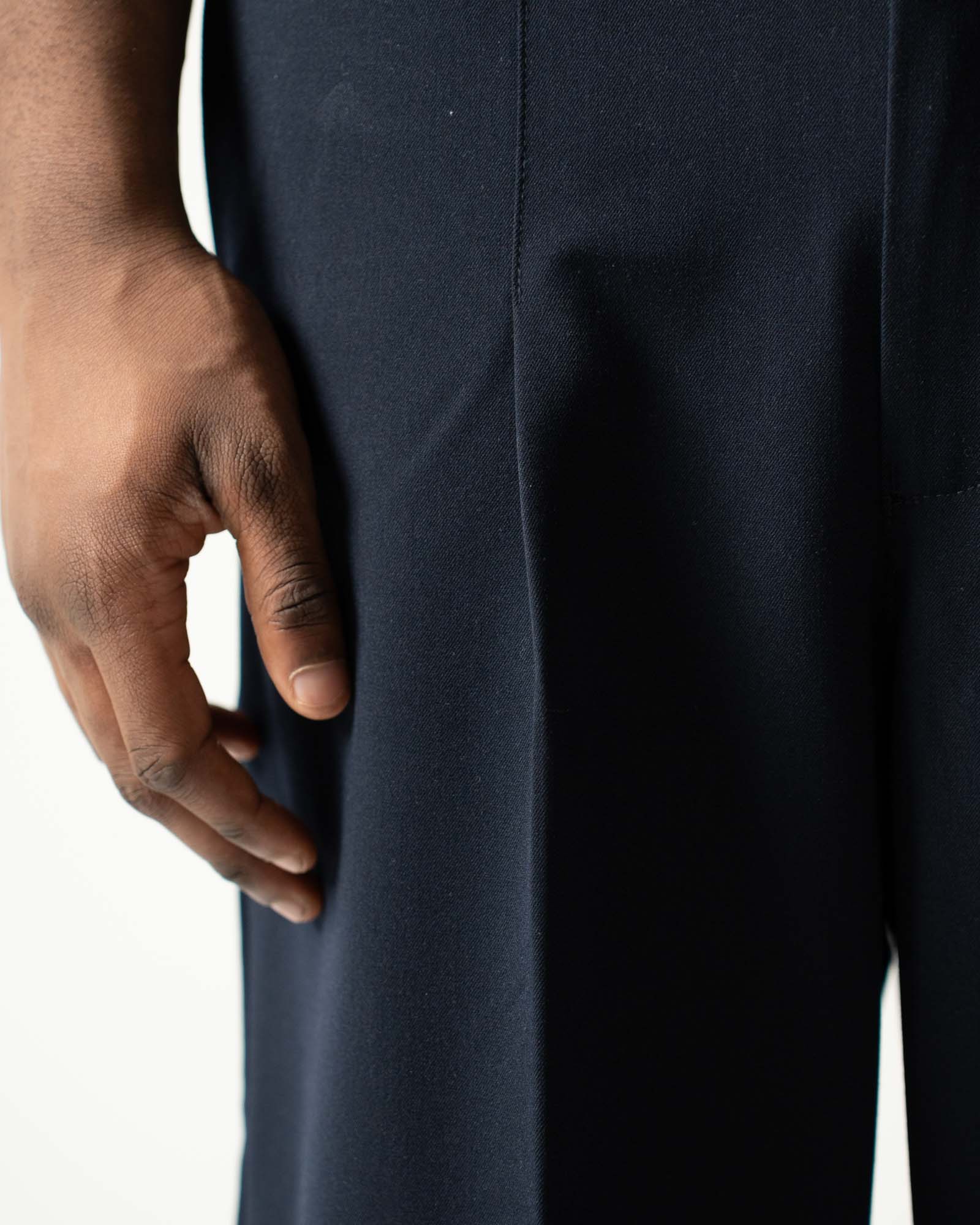 Baggy Suit Pants Navy