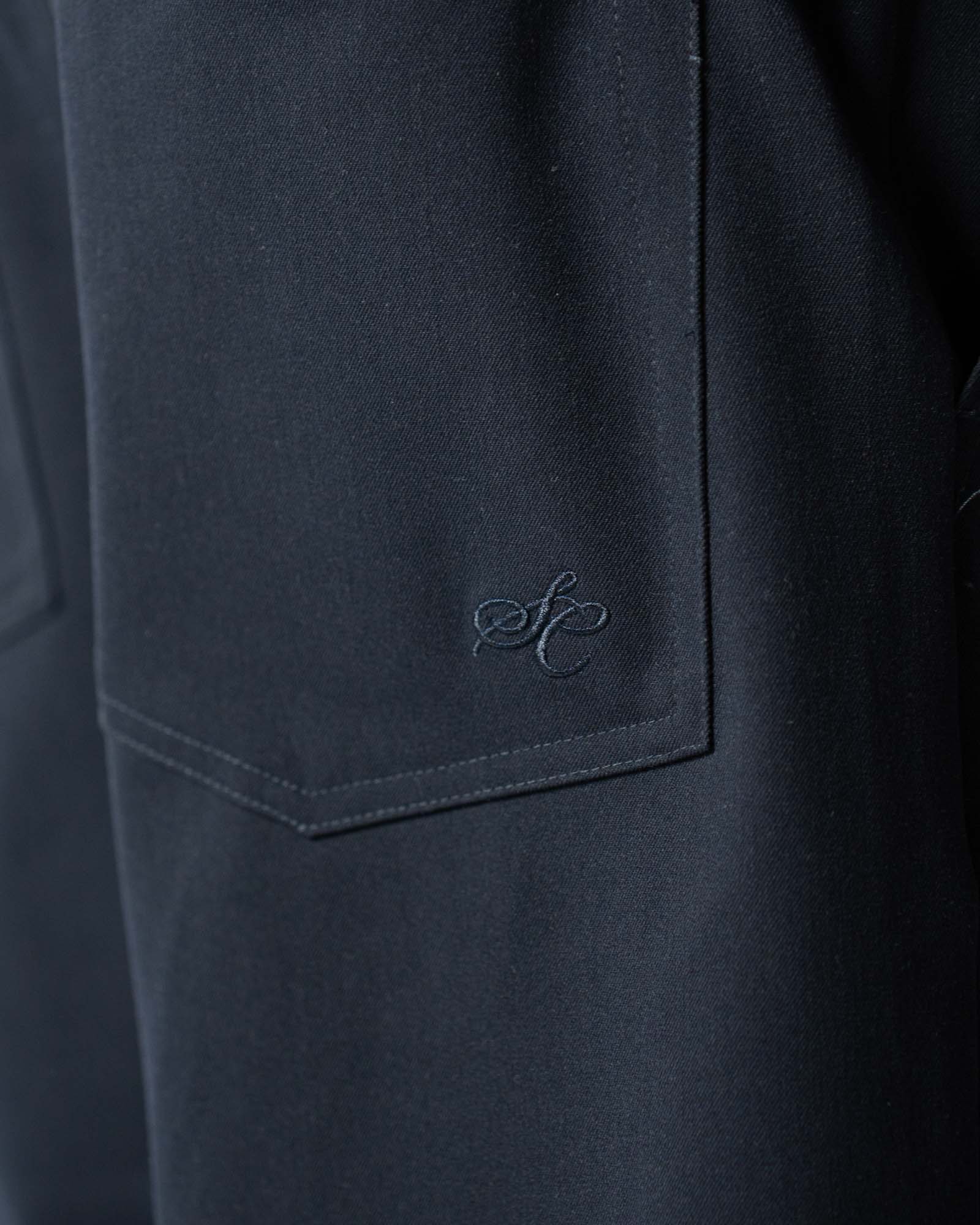 Baggy Suit Pants Navy