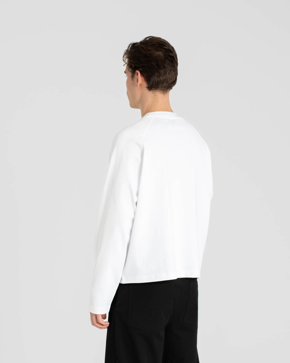 Raglan Longsleeve T-shirt White