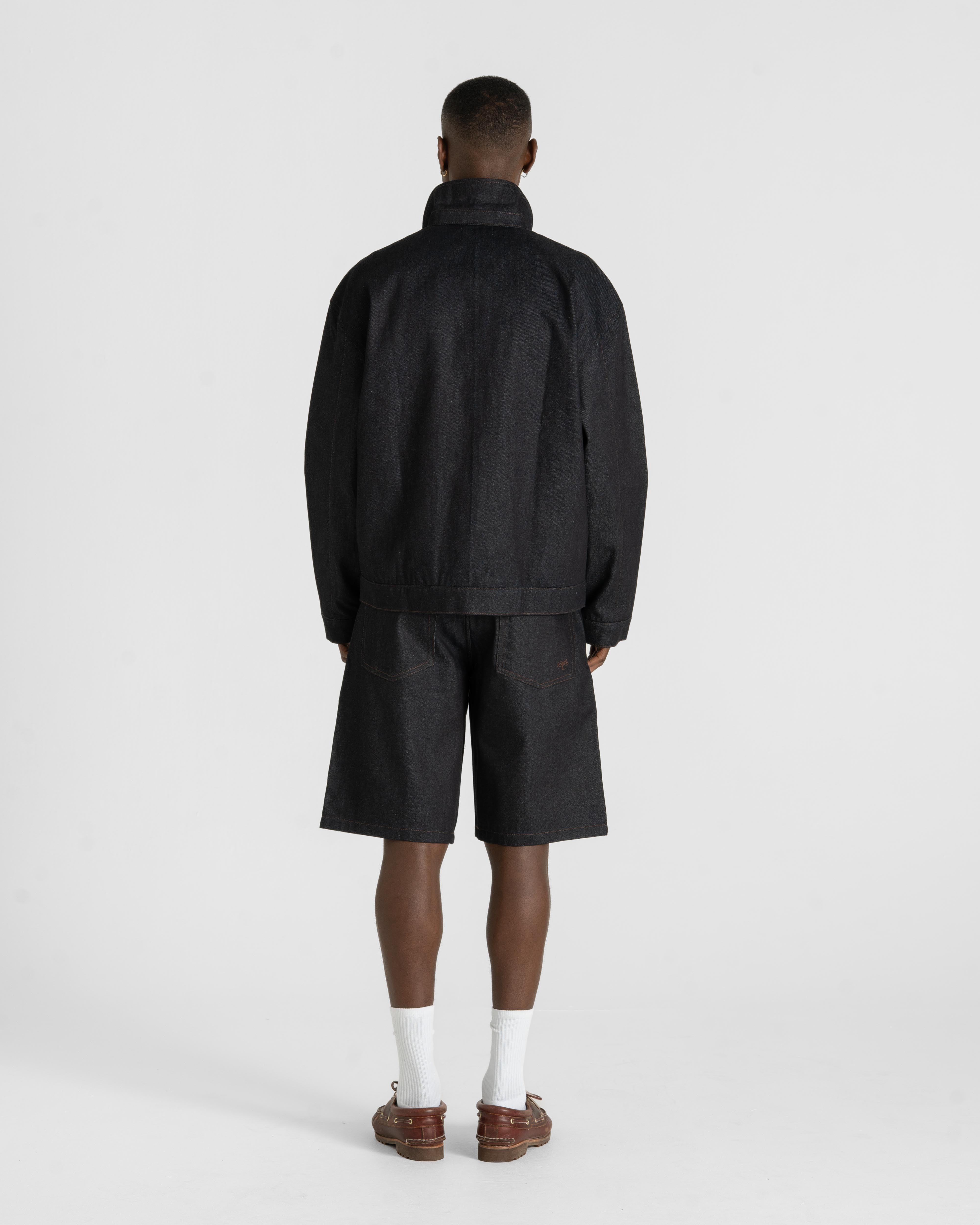 Raw Selvedge denim jacket darkwash