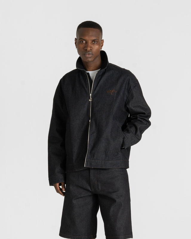 Raw Selvedge denim jacket darkwash