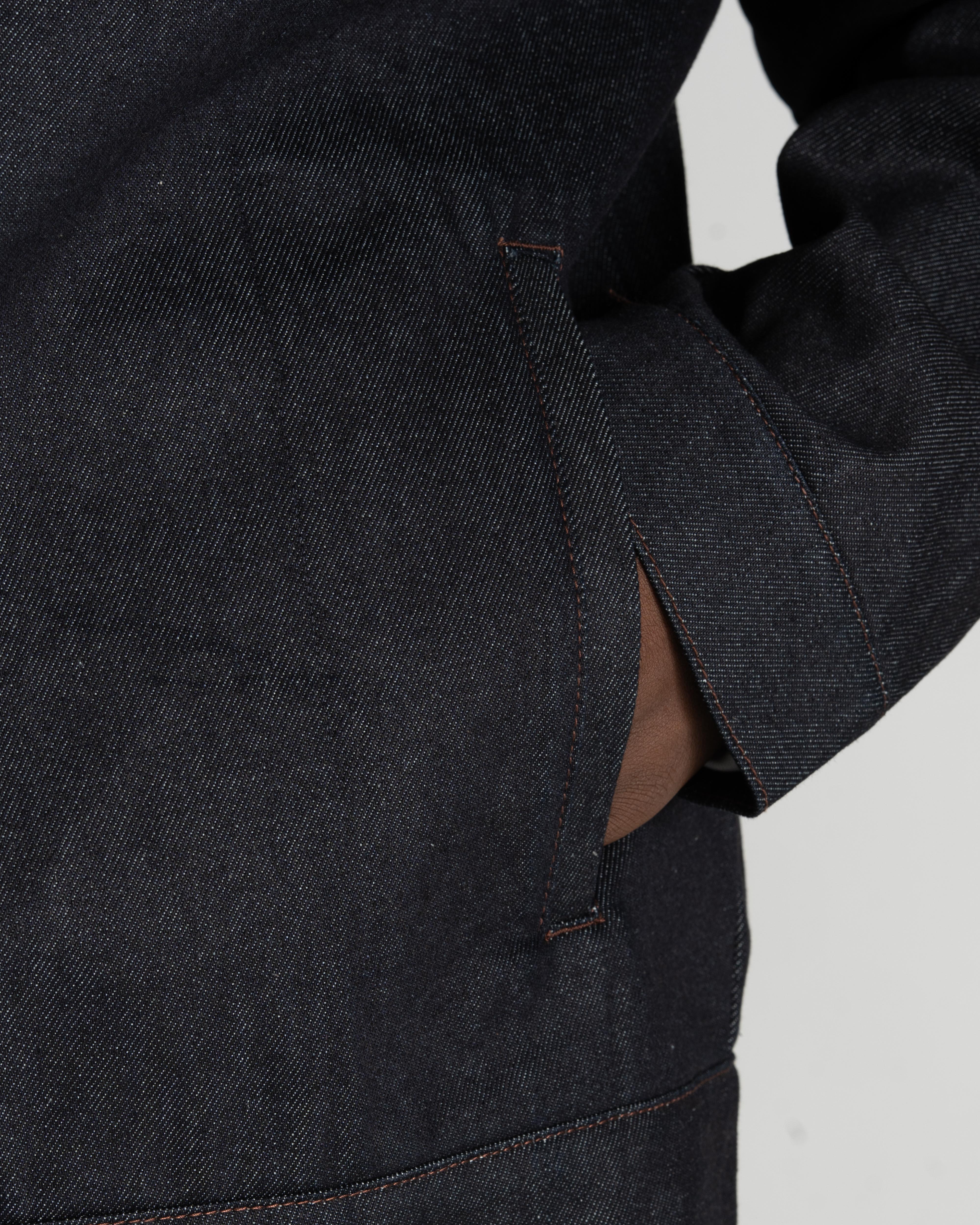 Raw Selvedge denim jacket darkwash