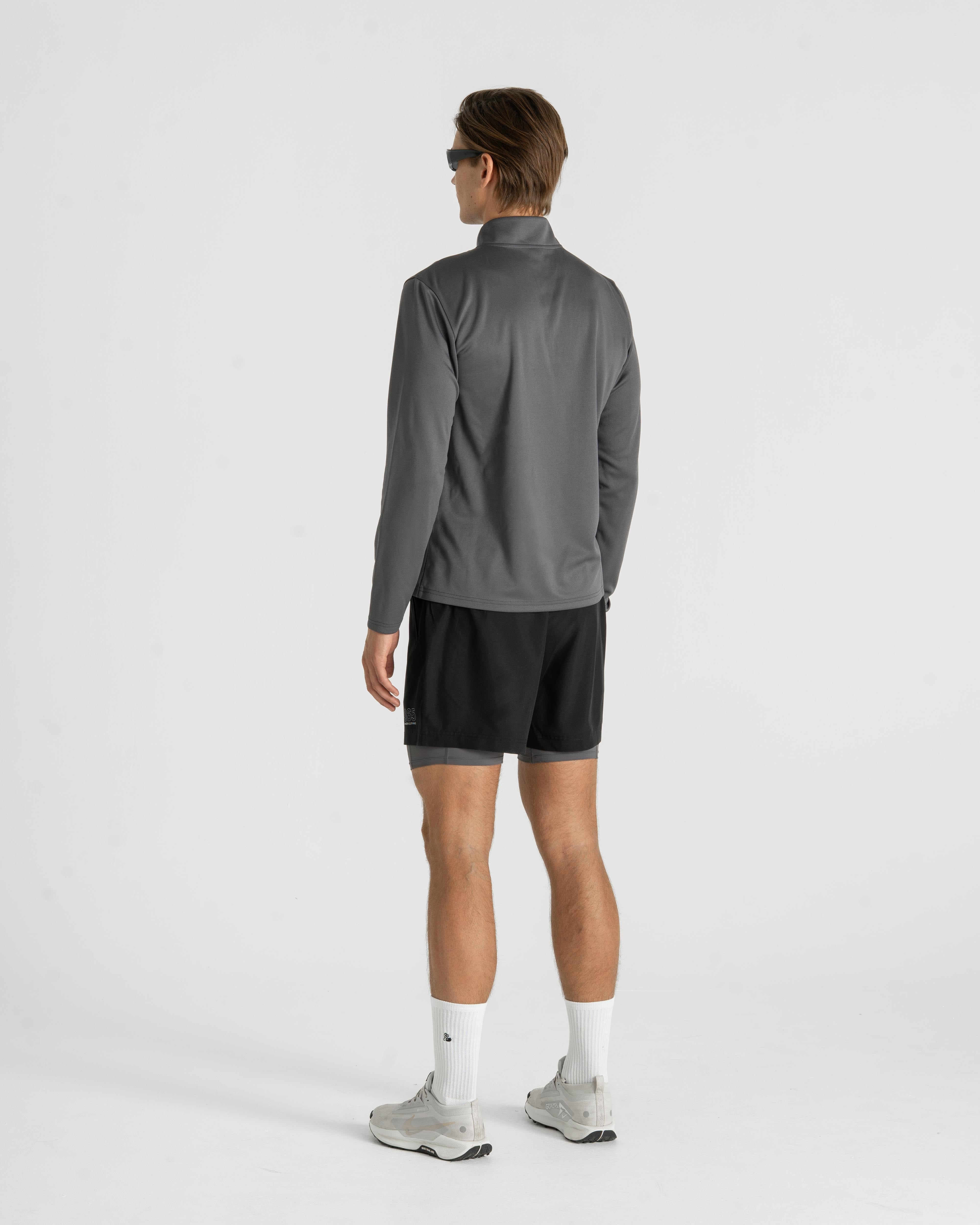 365 Half Zip Grey