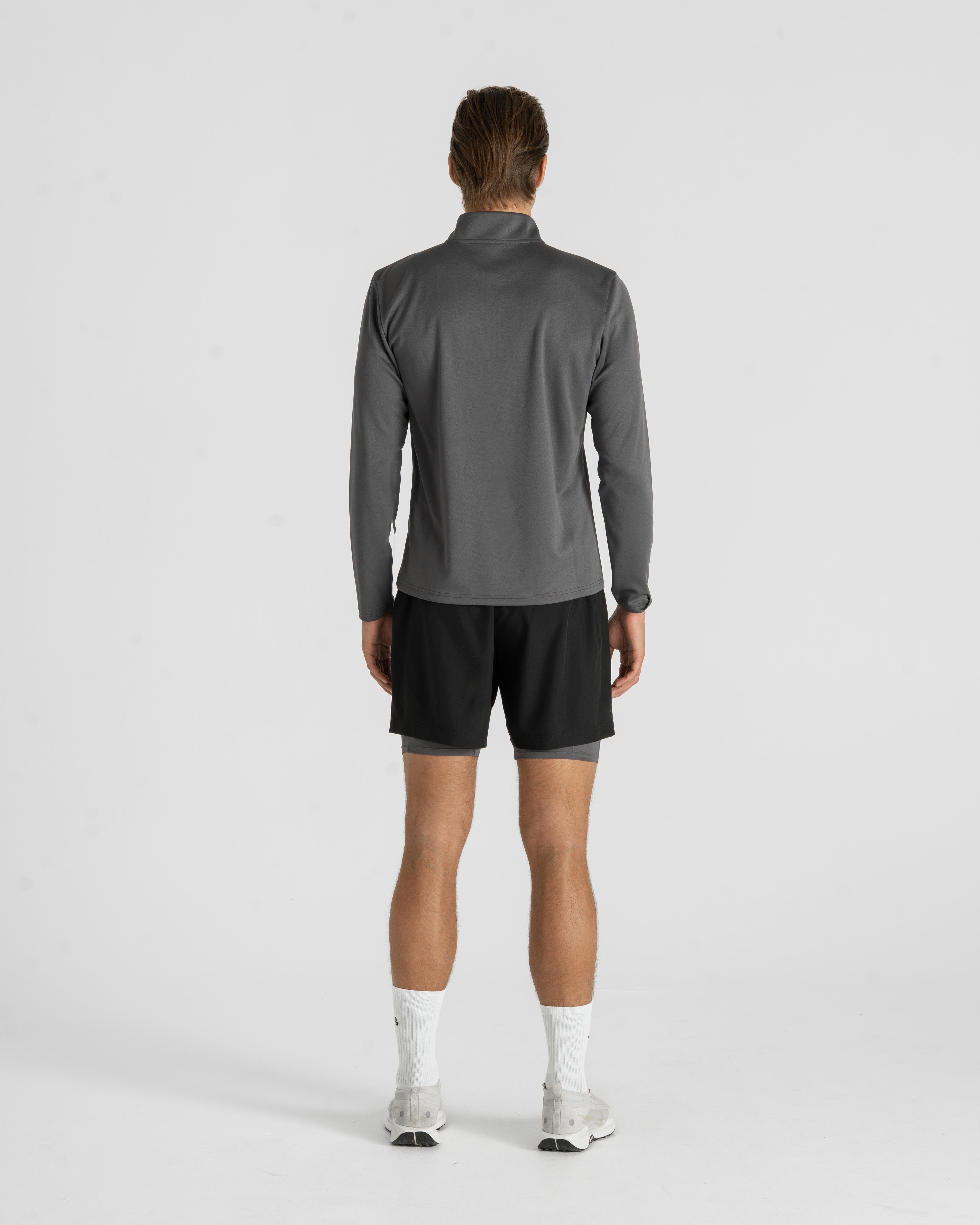 365 Half Zip Grey
