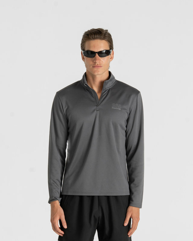 365 Half Zip Grey