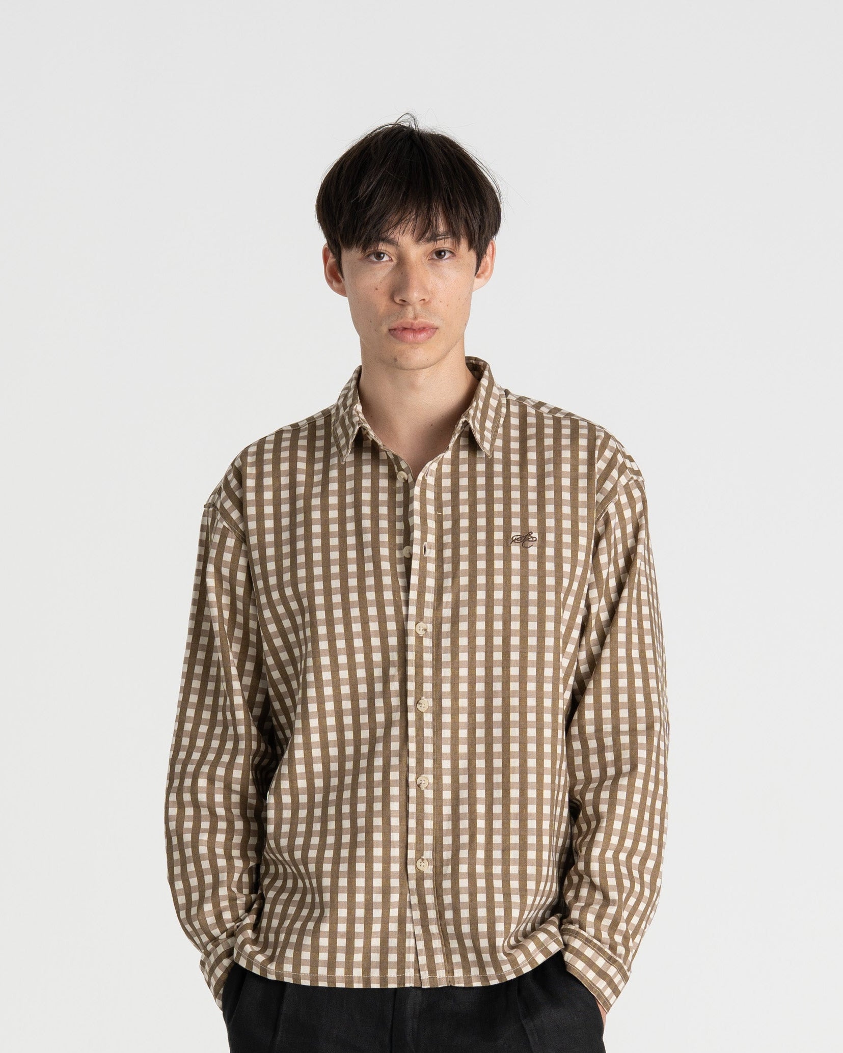 Checked Shirt Mokka
