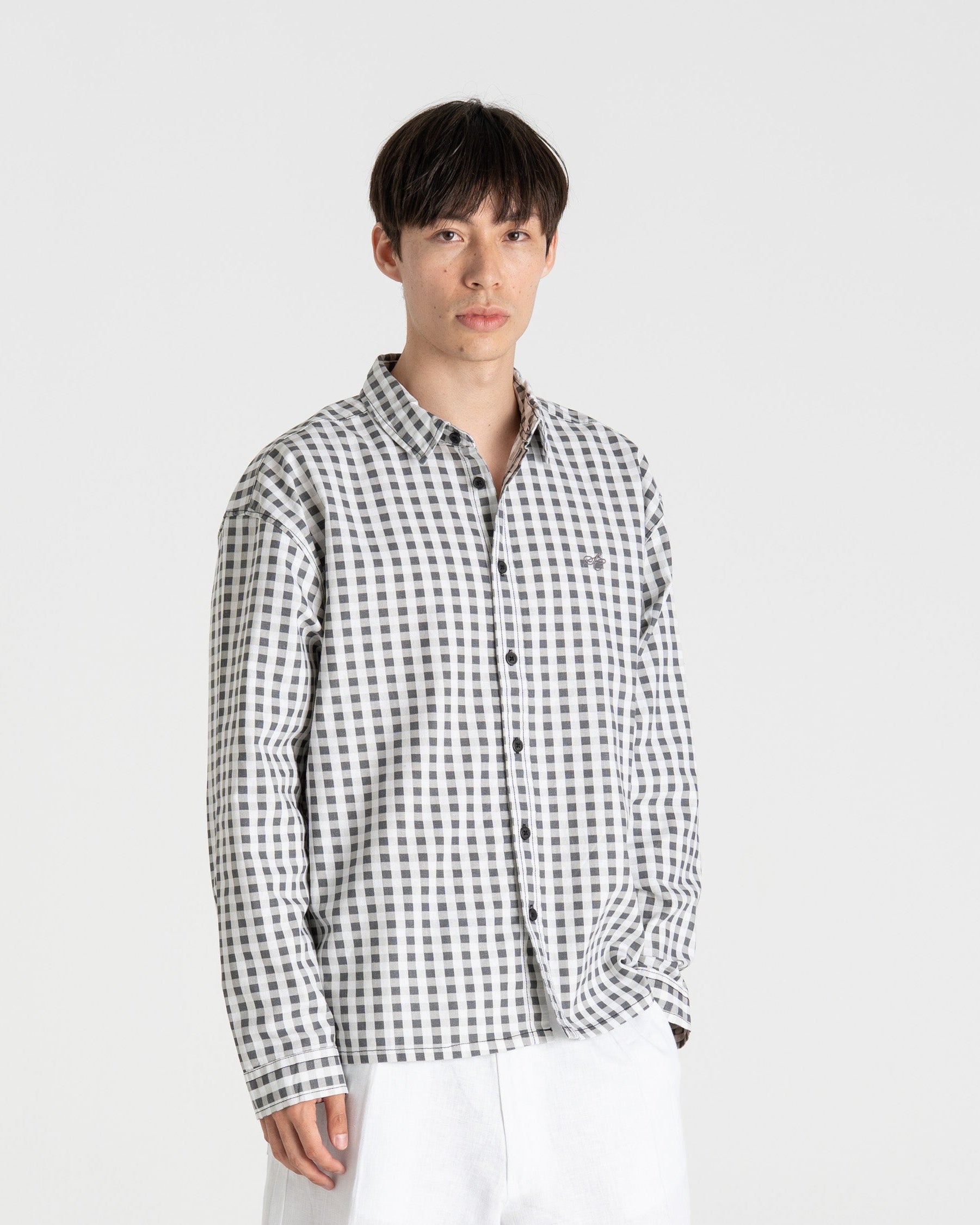 Checked Shirt Black