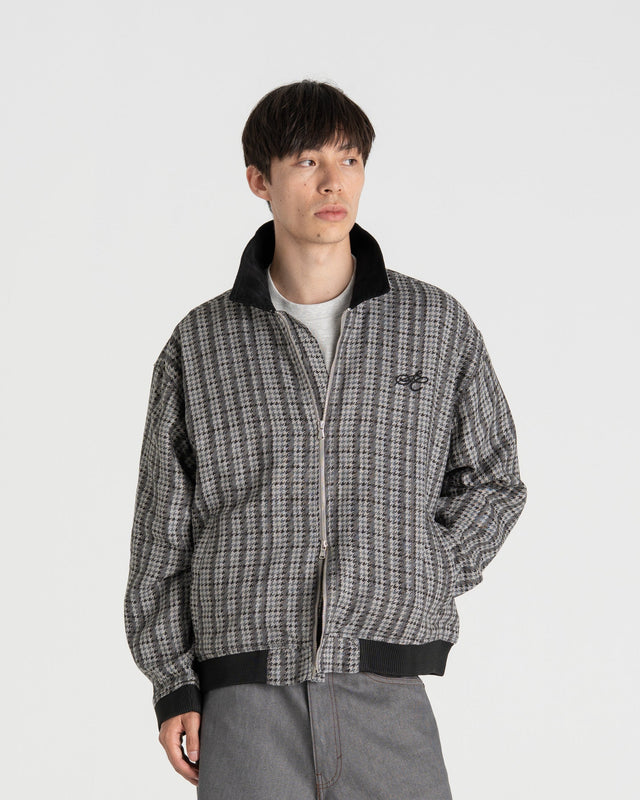 Houndstooth Jacket Black