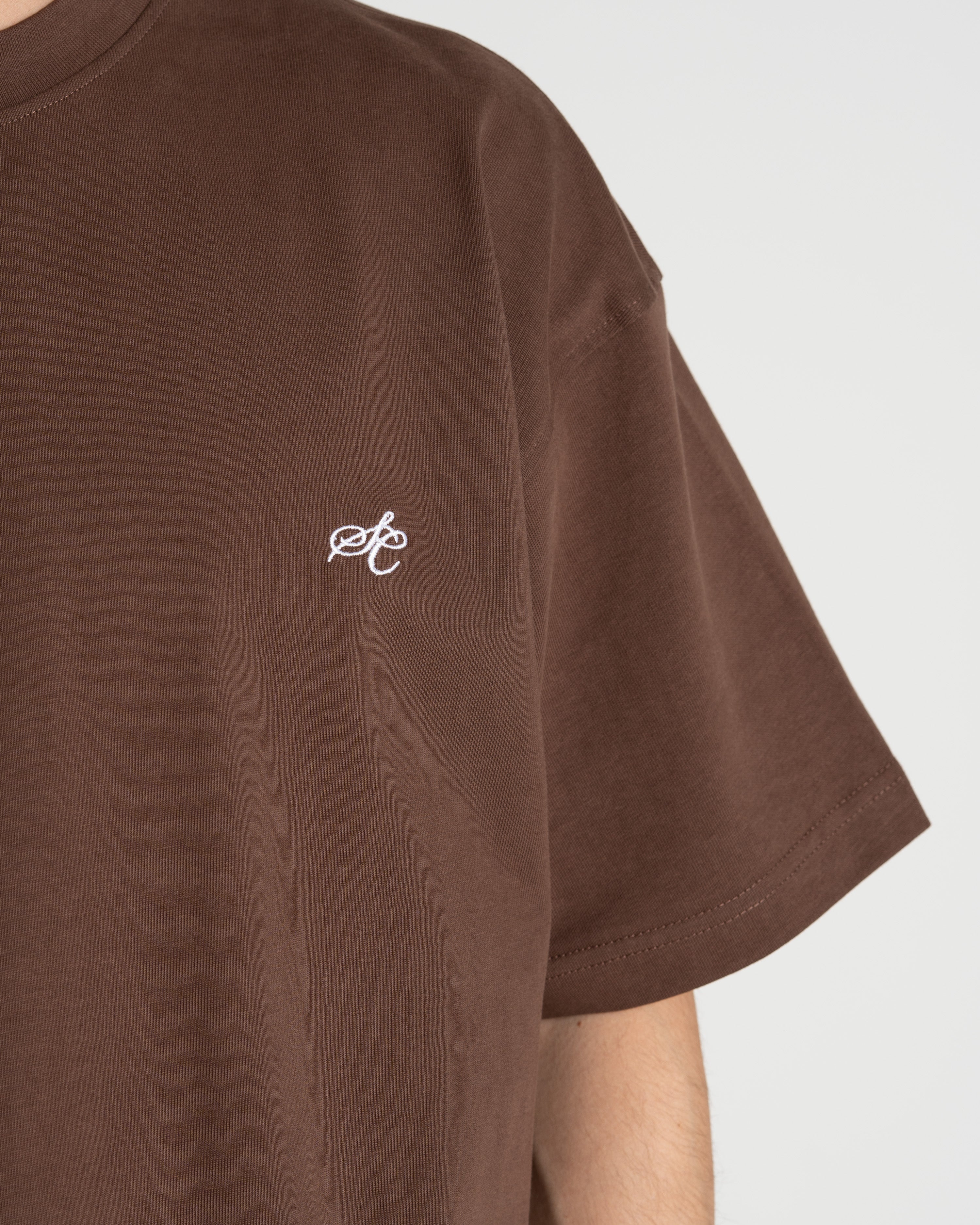 SC Logo T-shirt Brown