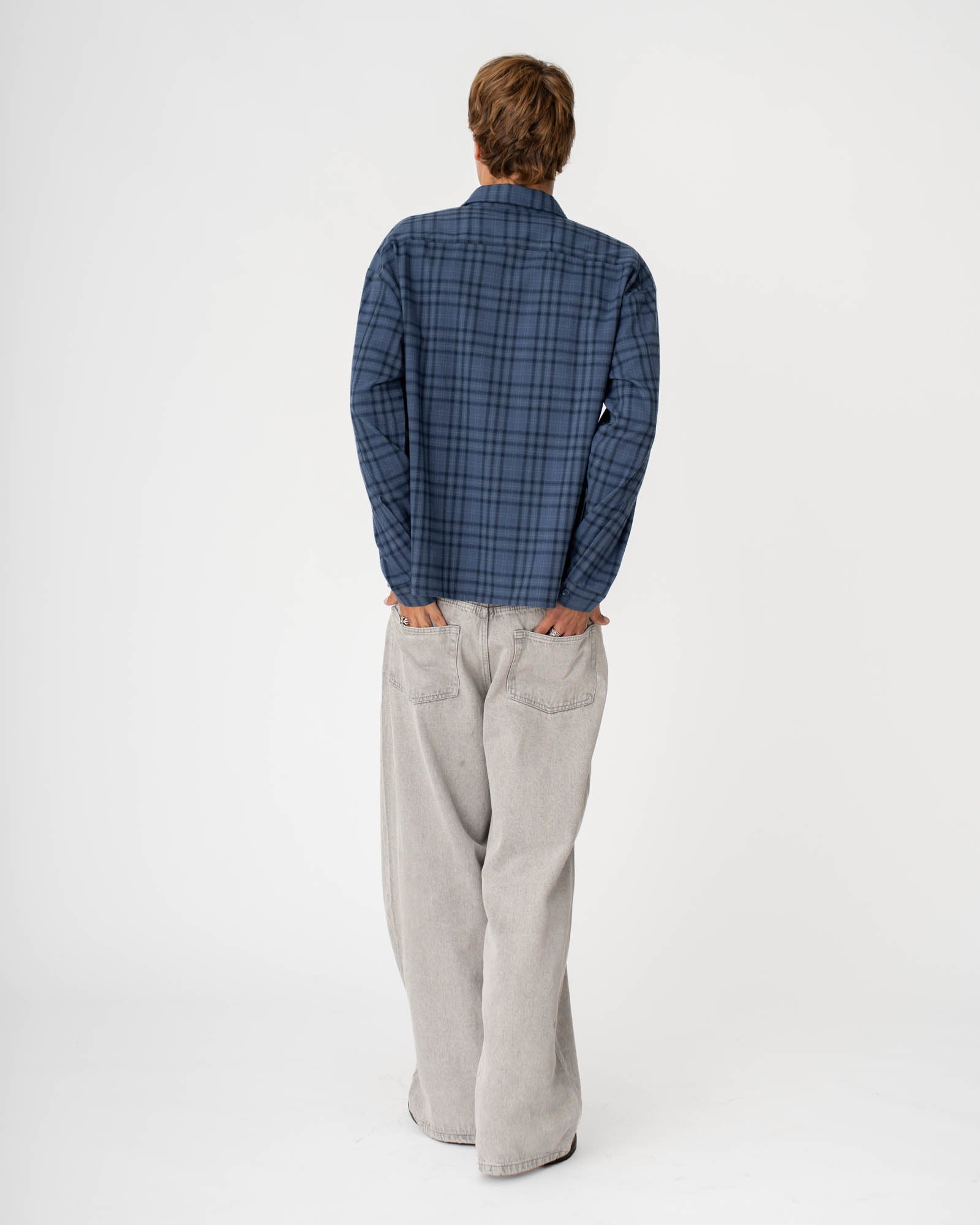 Extra baggy Denim Jeans Light grey