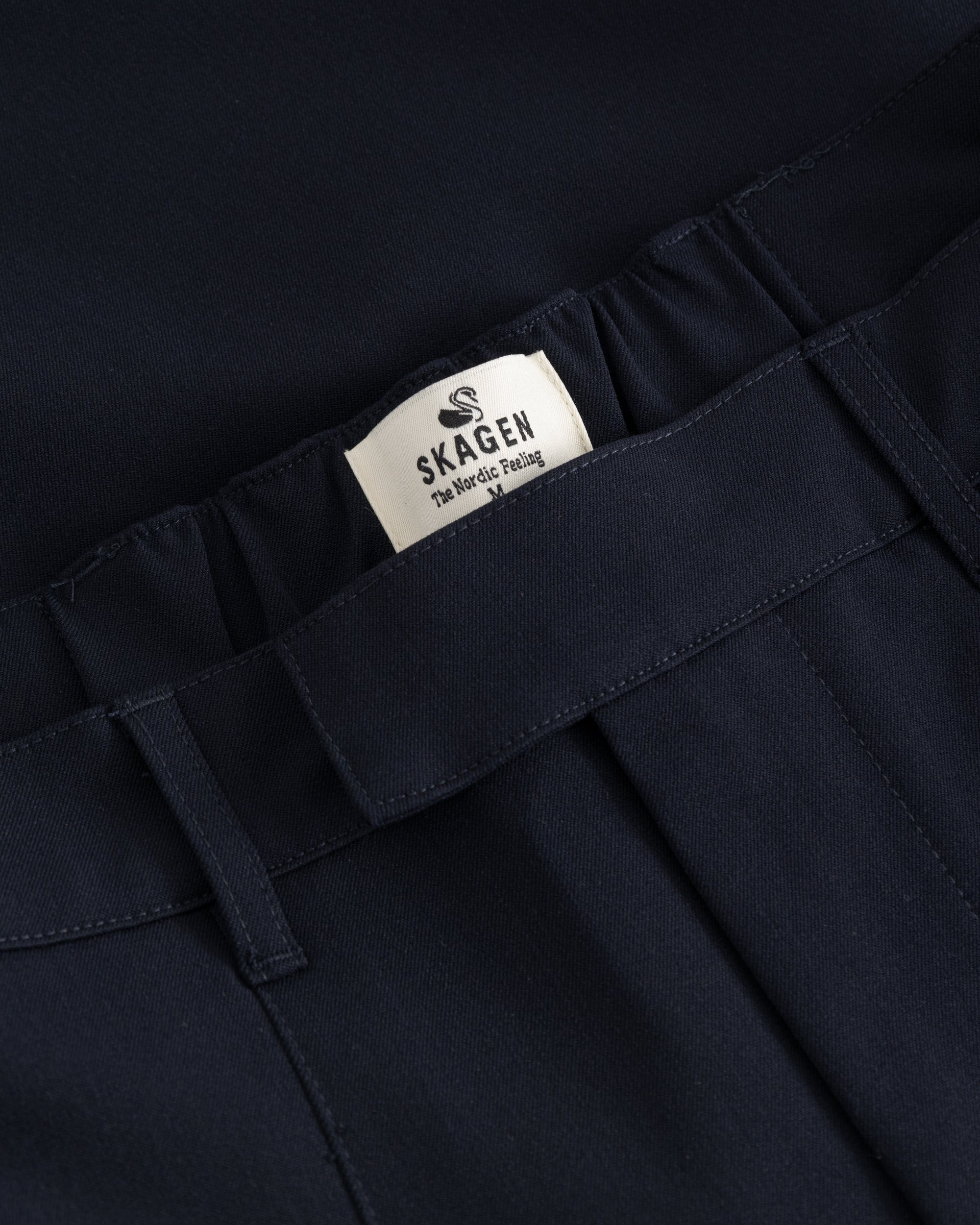 Baggy Suit Pants Navy