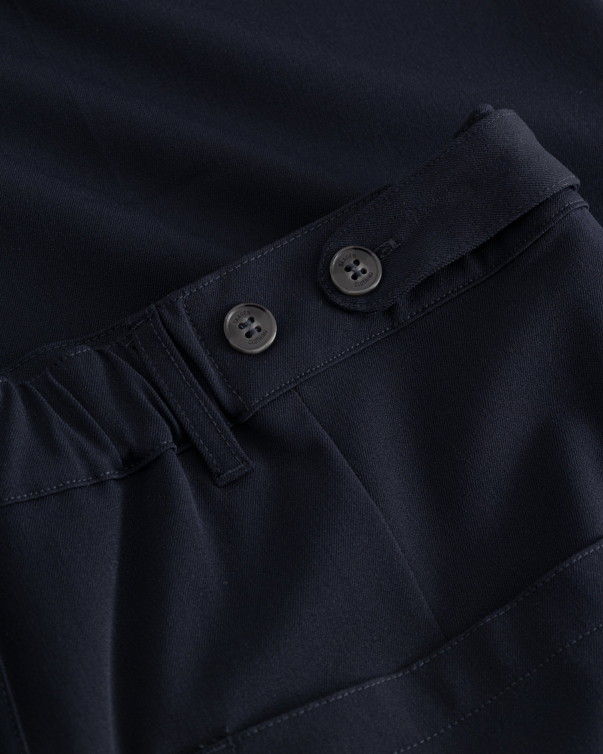Baggy Suit Pants Navy