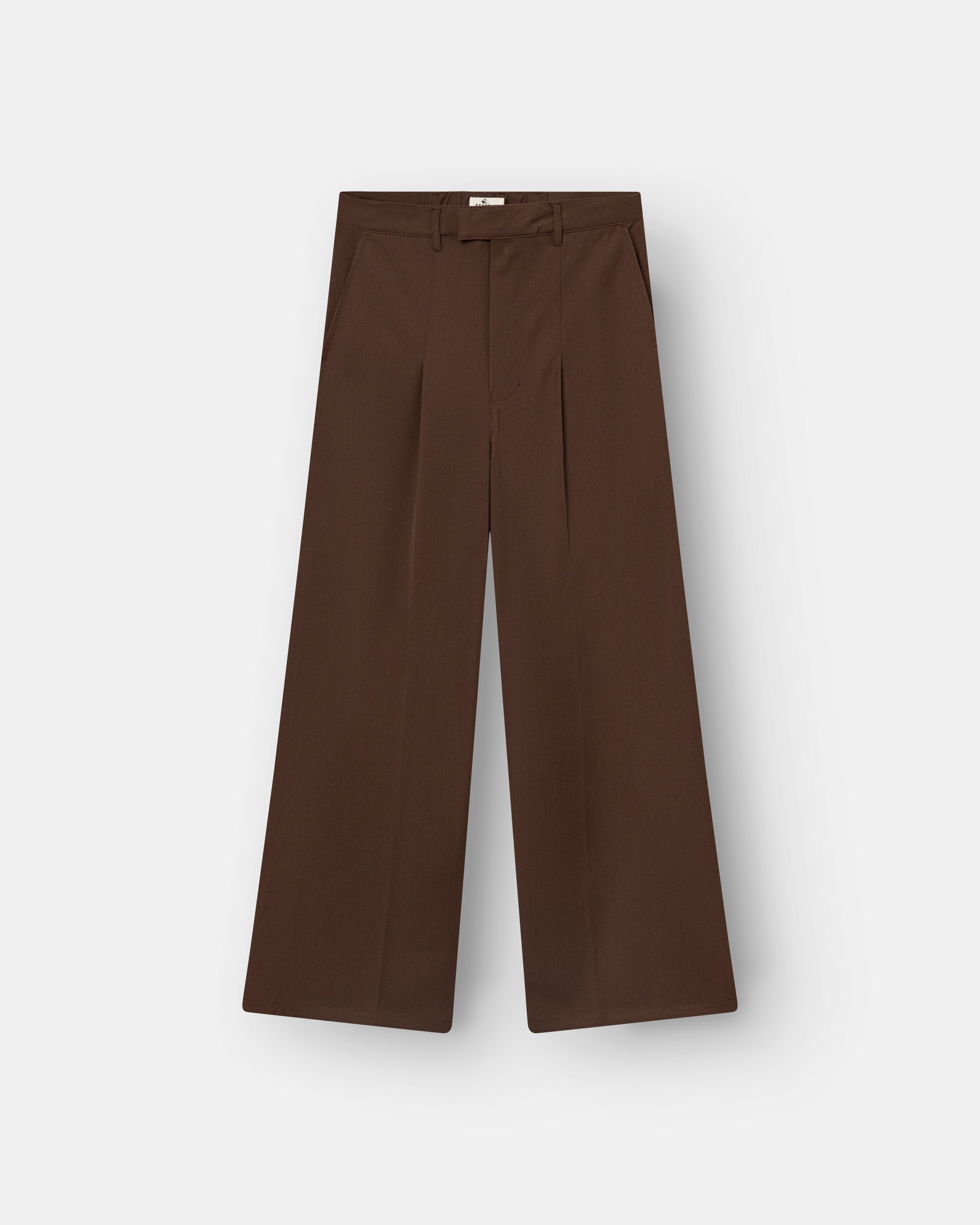 Baggy Suit Pants Brown
