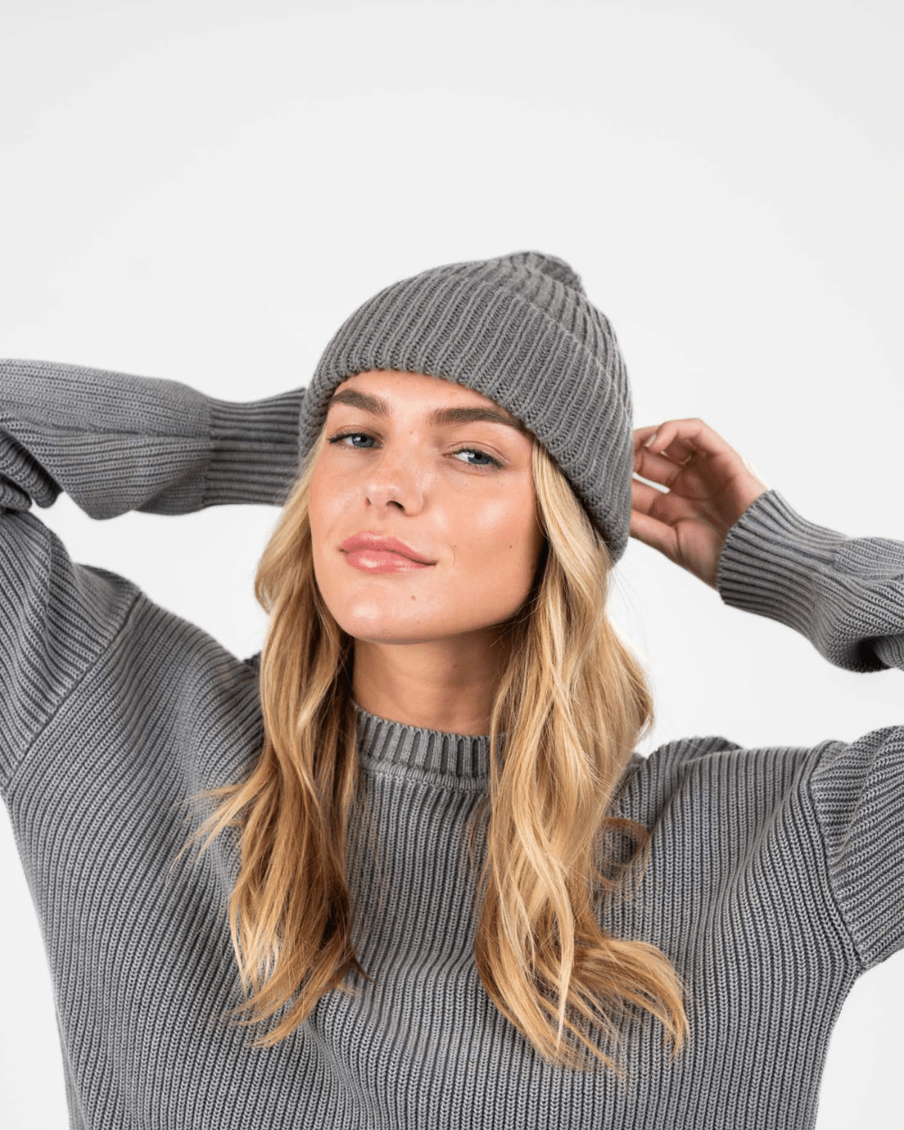 Beanie grey | Skagen - clothing.dk