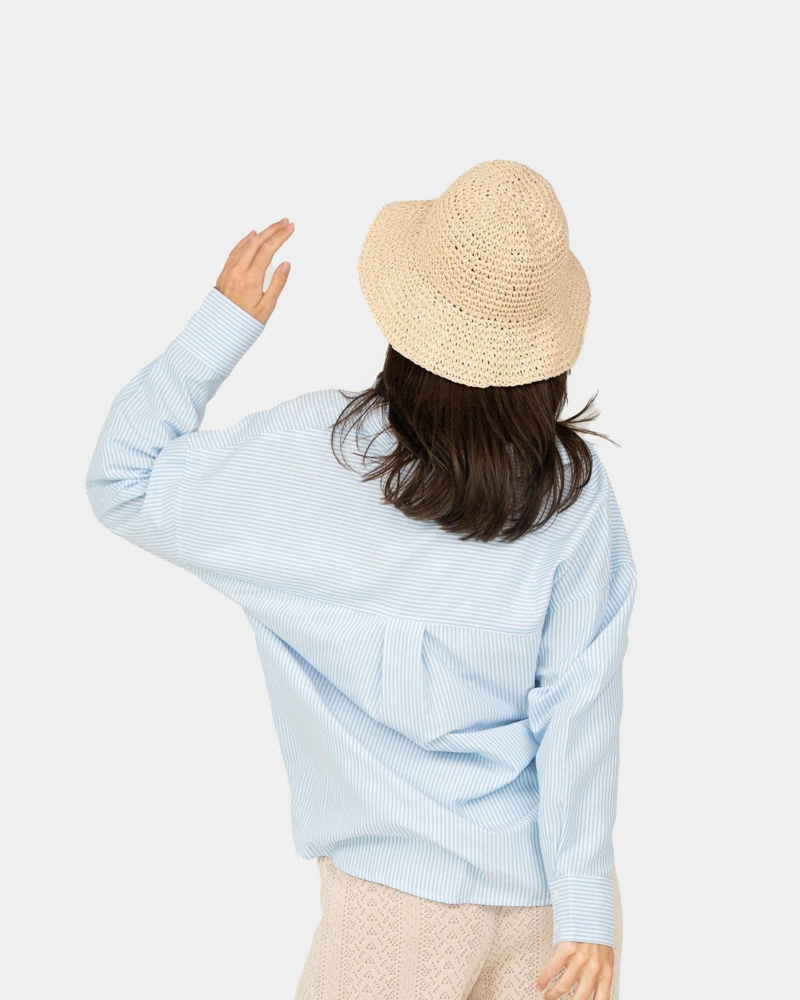 Blå Stribet Skjorte Josefine x SC | Skagen - clothing.dk
