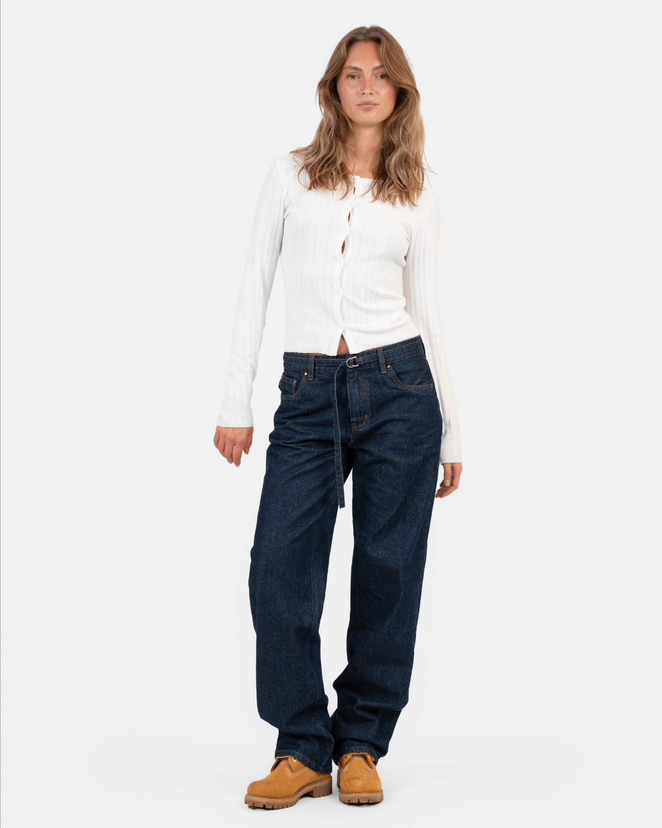 Buttoned LS Top Hvid | Skagen - clothing.dk