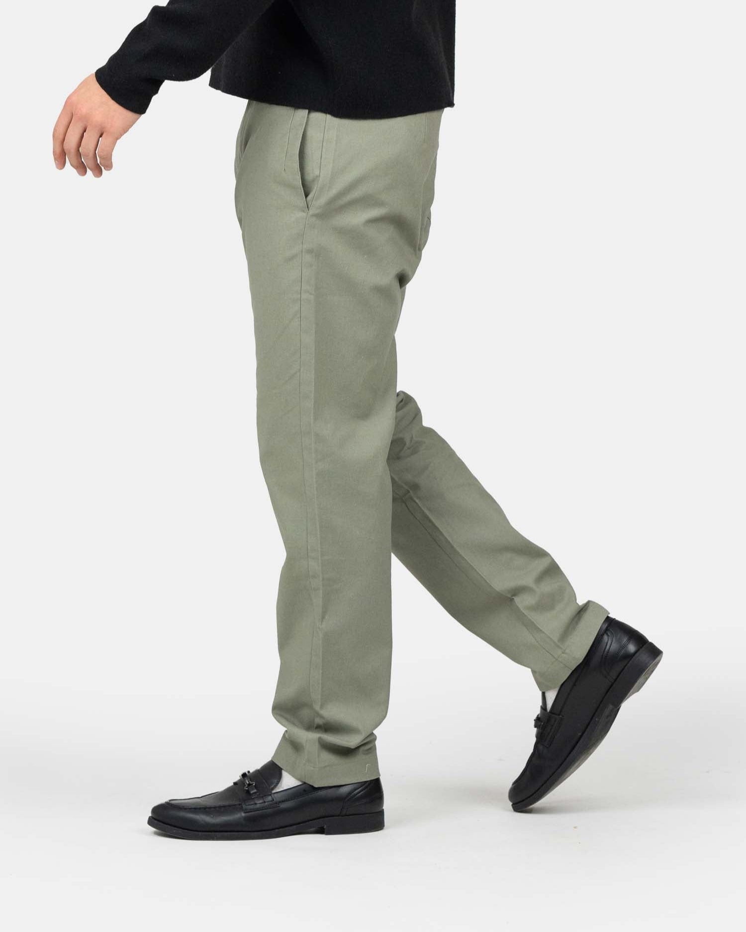 Heavyweight Hørbukser Army | Skagen - clothing.dk