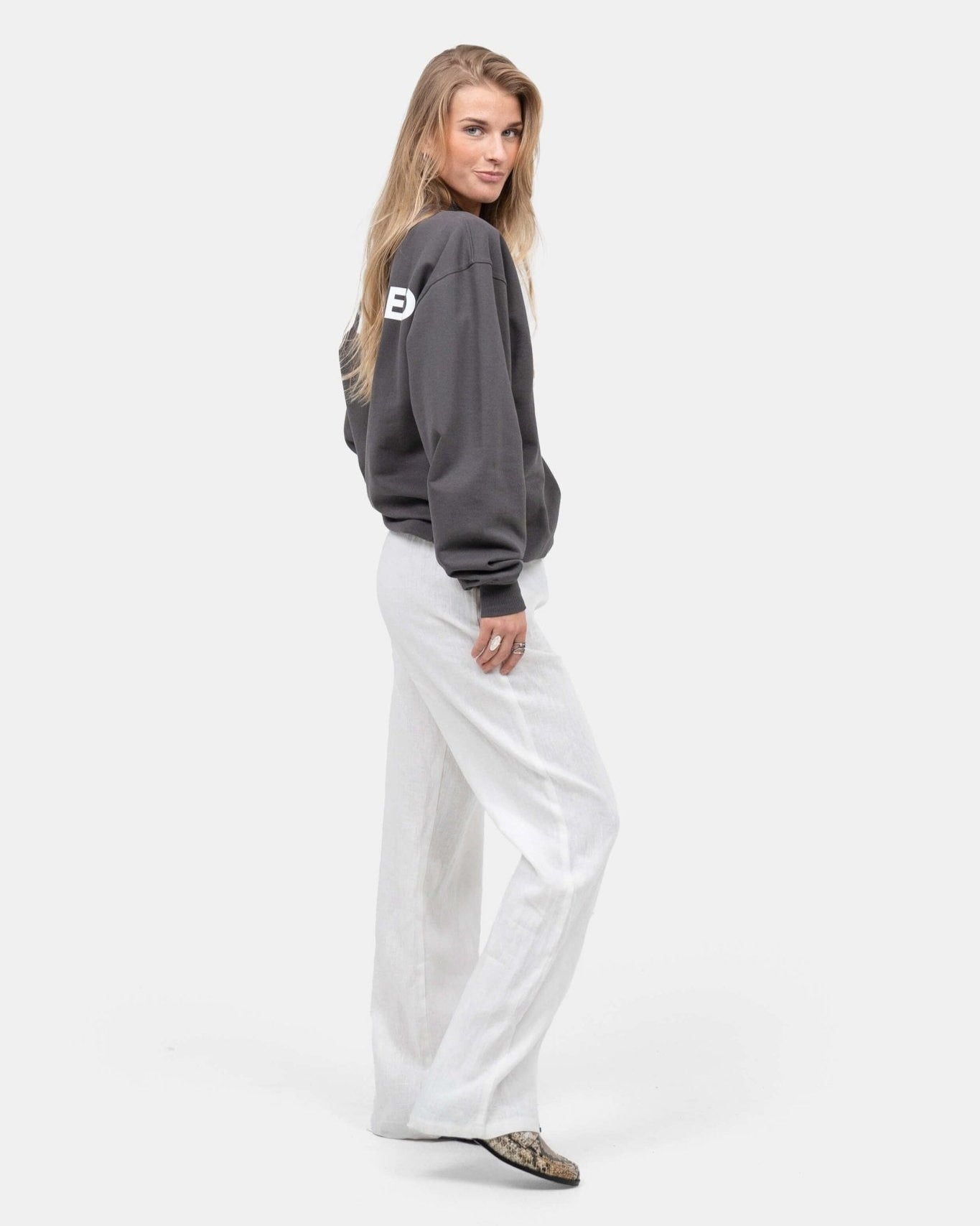 Hørbukser Højtaljede Hvid | Skagen - clothing.dk