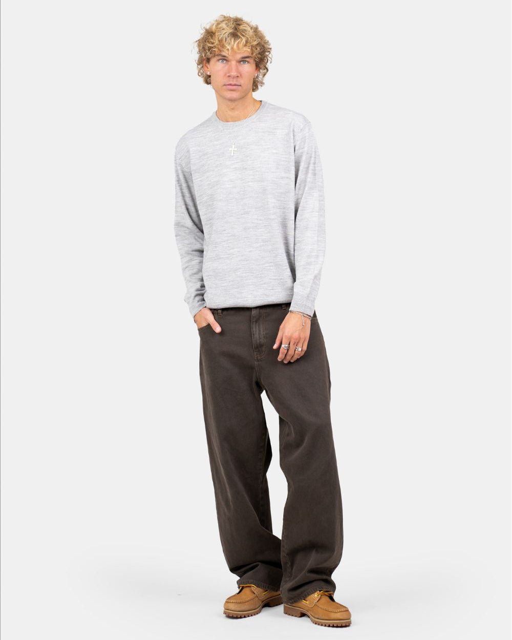 Striktrøje Grå | Skagen - clothing.dk